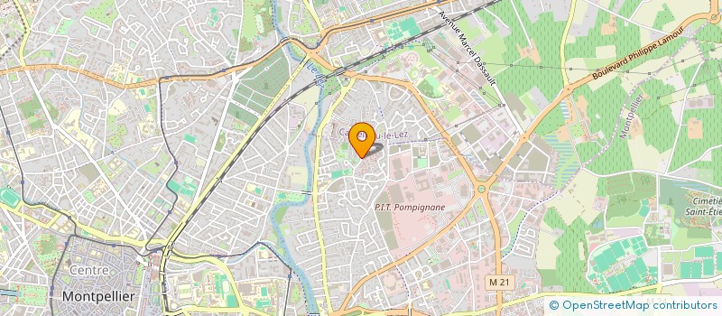localisation de l'entreprise MADAME VIRGINIE BESSIERE à MONTPELLIER