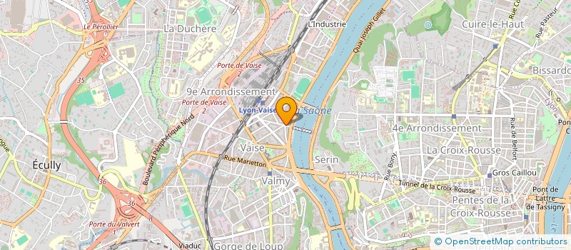 localisation de l'entreprise MADAME VIRGINIE BETIN à LYON