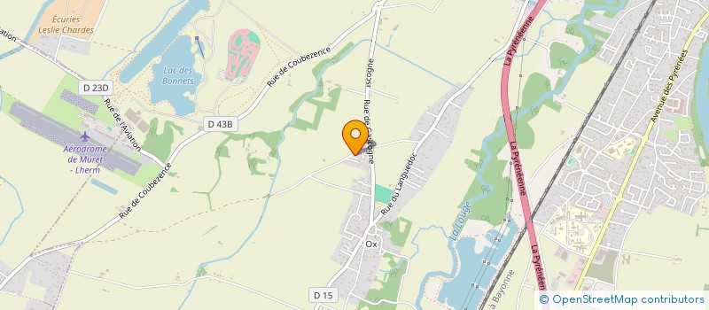 localisation de l'entreprise MADAME VIRGINIE BEYET  MURET