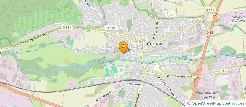 localisation de l'entreprise MADAME VIRGINIE BEZZINA à CERNAY