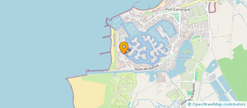 localisation de l'entreprise MADAME VIRGINIE BIANCHIN  LE GRAU-DU-ROI