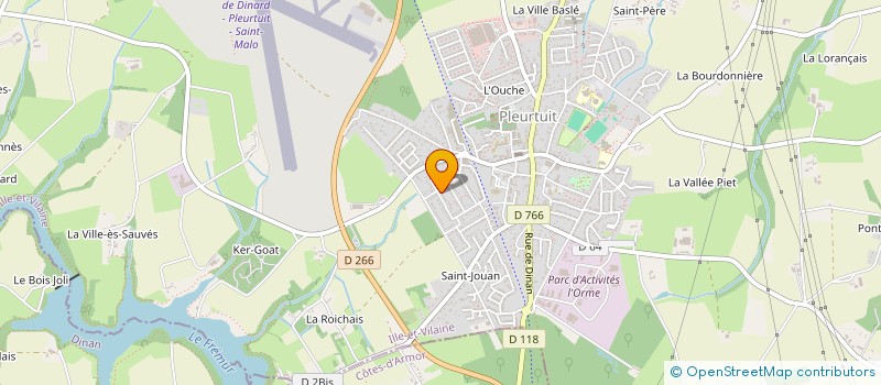 localisation de l'entreprise MADAME VIRGINIE BIDET  PLEURTUIT