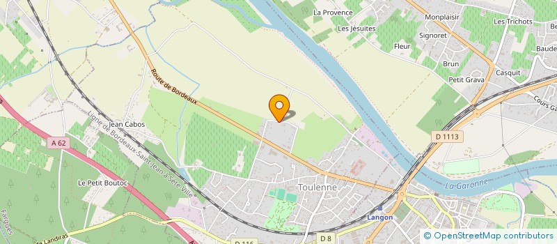 localisation de l'entreprise MADAME VIRGINIE BIENDON  TOULENNE