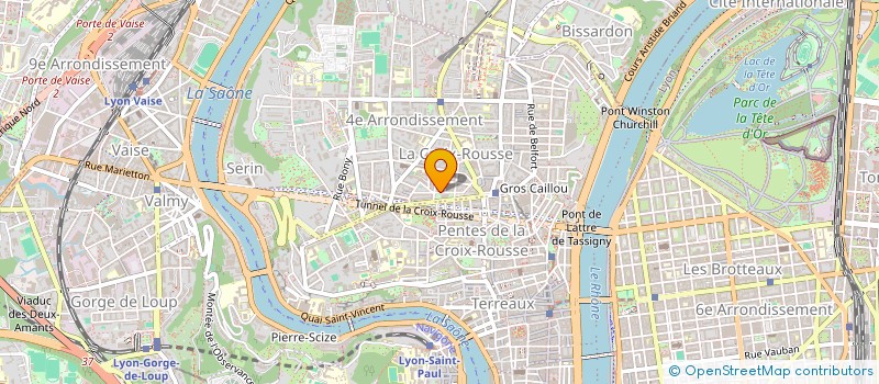 localisation de l'entreprise MADAME VIRGINIE BIENVENUE  LYON