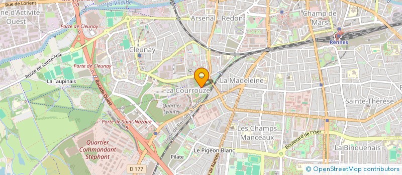 localisation de l'entreprise MADAME VIRGINIE BIHANNIC  RENNES