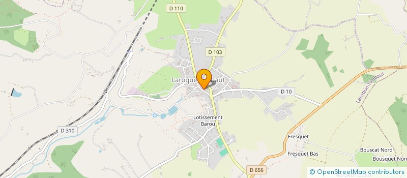 localisation de l'entreprise MADAME VIRGINIE BILHERAN  MONBALEN