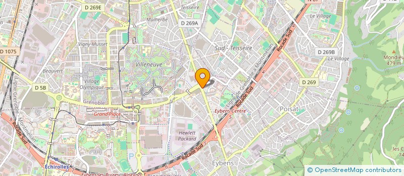 localisation de l'entreprise MADAME VIRGINIE BILLON-TYRARD à EYBENS