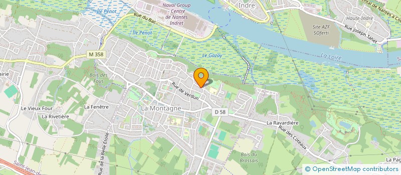 localisation de l'entreprise MADAME VIRGINIE BIZET  LA MONTAGNE