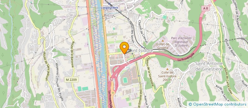 localisation de l'entreprise MADAME VIRGINIE BIZET-LAGUERRE  NICE