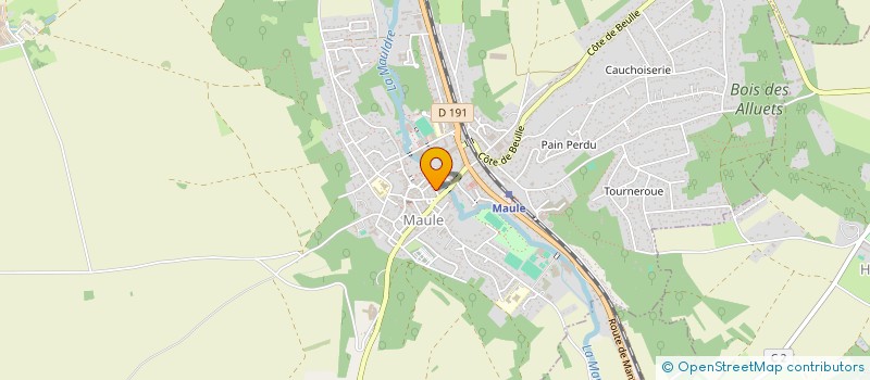 localisation de l'entreprise MADAME VIRGINIE BLAJBERG  MAULE