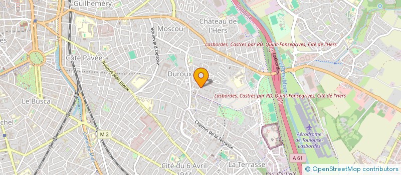 localisation de l'entreprise MADAME VIRGINIE BLANC à TOULOUSE