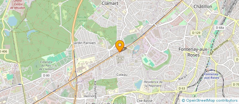 localisation de l'entreprise MADAME VIRGINIE BLANCHARD à CLAMART