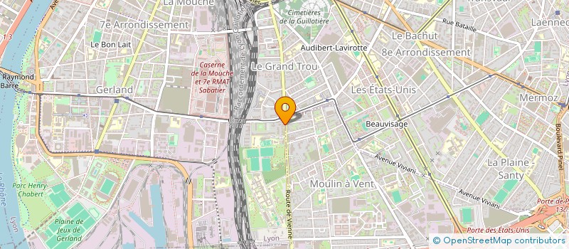 localisation de l'entreprise MADAME VIRGINIE BLANCHARD  LYON