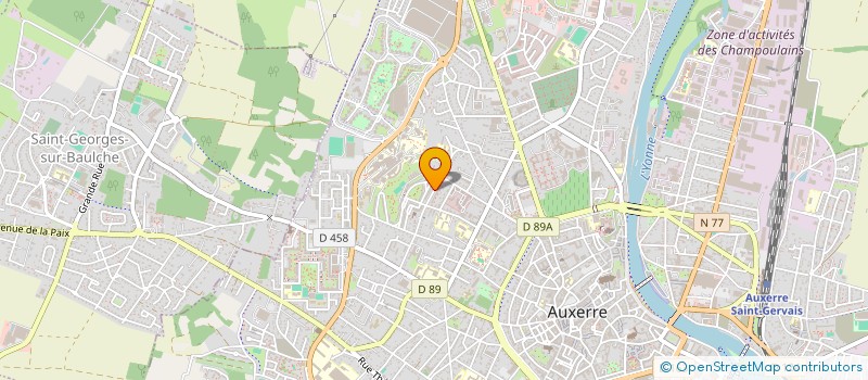 localisation de l'entreprise MADAME VIRGINIE BLANCO à AUXERRE
