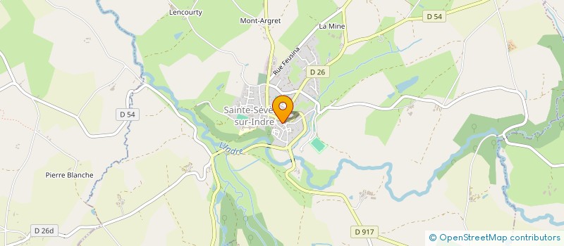 localisation de l'entreprise MADAME VIRGINIE BLETTERY à SAINTE-SEVERE-SUR-INDRE