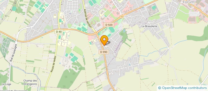 localisation de l'entreprise MADAME VIRGINIE BLIN à CHATEAUROUX