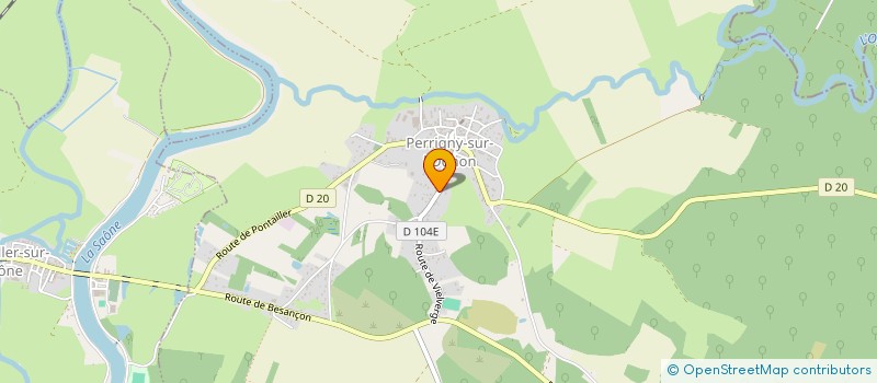 localisation de l'entreprise MADAME VIRGINIE BOBST  PERRIGNY-SUR-L'OGNON