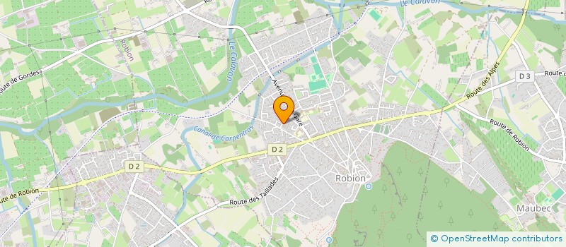 localisation de l'entreprise MADAME VIRGINIE BOCCARD  ROBION