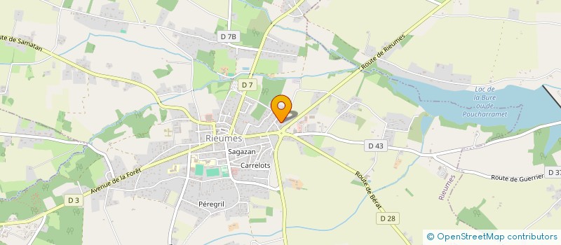 localisation de l'entreprise MADAME VIRGINIE BOCQUIER  RIEUMES