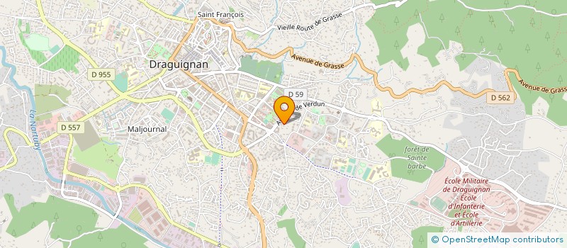 localisation de l'entreprise MADAME VIRGINIE BOEUF à DRAGUIGNAN
