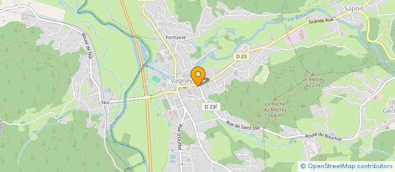 localisation de l'entreprise MADAME VIRGINIE BOHR  SAULXURES-SUR-MOSELOTTE