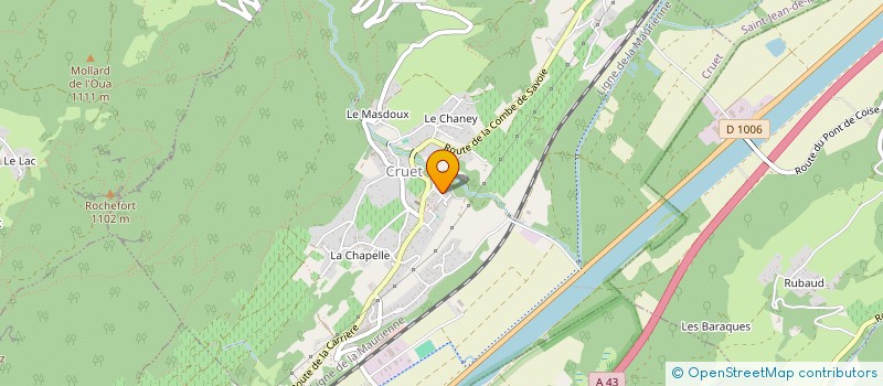 localisation de l'entreprise MADAME VIRGINIE BOIS  CRUET