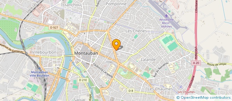 localisation de l'entreprise MADAME VIRGINIE BOISSIERE  MONTAUBAN