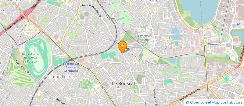 localisation de l'entreprise MADAME VIRGINIE BOISSON  LE BOUSCAT