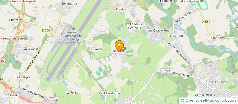 localisation de l'entreprise MADAME VIRGINIE BOISSOU  EXIDEUIL-SUR-VIENNE