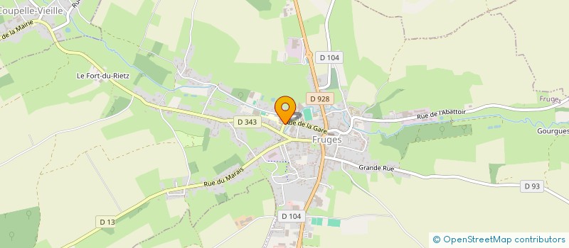 localisation de l'entreprise MADAME VIRGINIE BOITEL  FRUGES