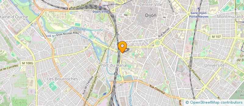 localisation de l'entreprise MADAME VIRGINIE BONHOMME à DIJON