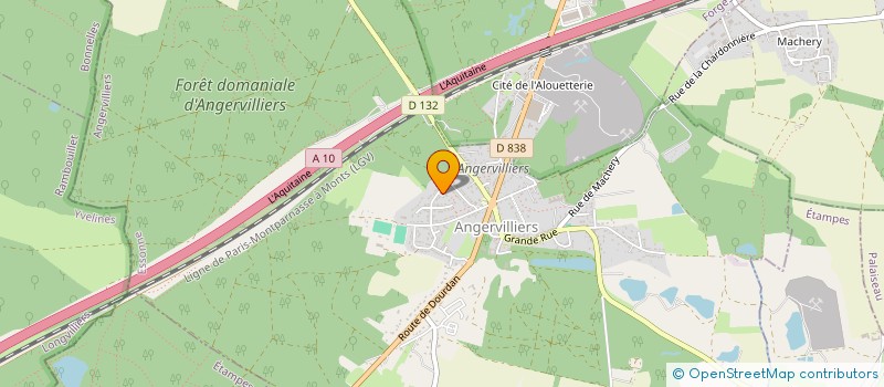 localisation de l'entreprise MADAME VIRGINIE BONHOURE  ANGERVILLIERS