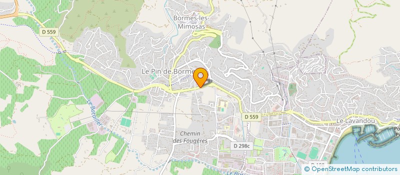 localisation de l'entreprise MADAME VIRGINIE BONNAT à BORMES-LES-MIMOSAS