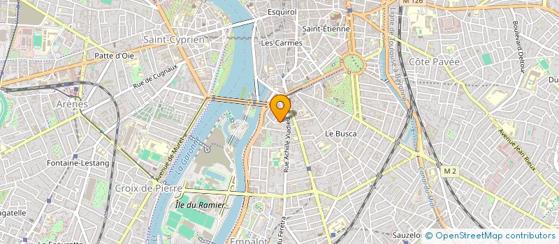 localisation de l'entreprise MADAME VIRGINIE BONNET  TOULOUSE