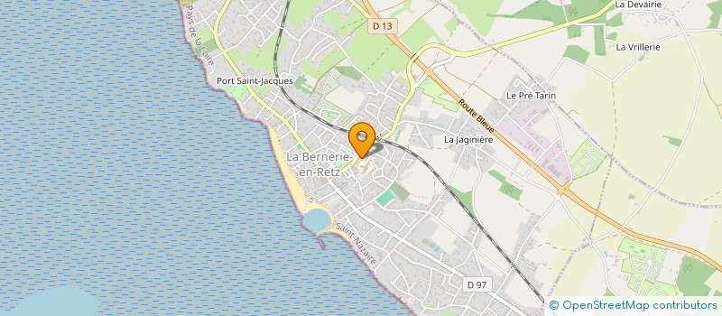 localisation de l'entreprise MADAME VIRGINIE BONNET  LA BERNERIE-EN-RETZ