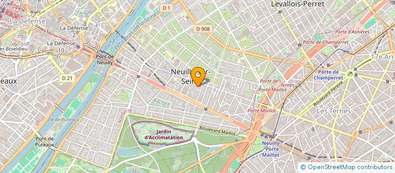 localisation de l'entreprise MADAME VIRGINIE BONNIN à NEUILLY-SUR-SEINE