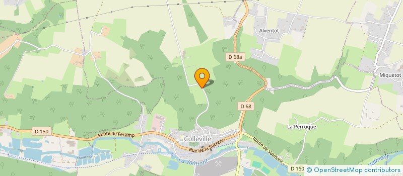 localisation de l'entreprise MADAME VIRGINIE BONTEMPS  COLLEVILLE