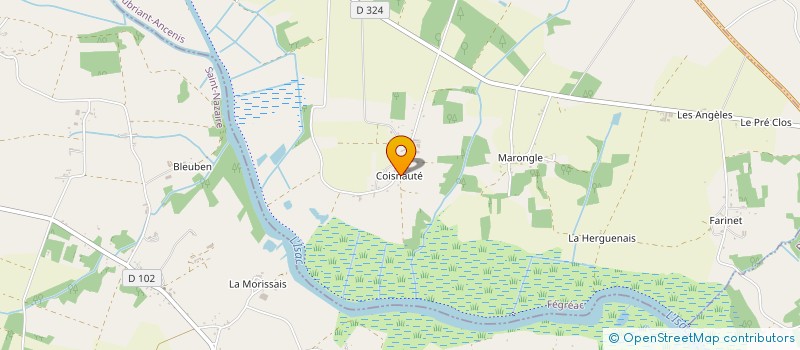 localisation de l'entreprise MADAME VIRGINIE BOQUET  FEGREAC