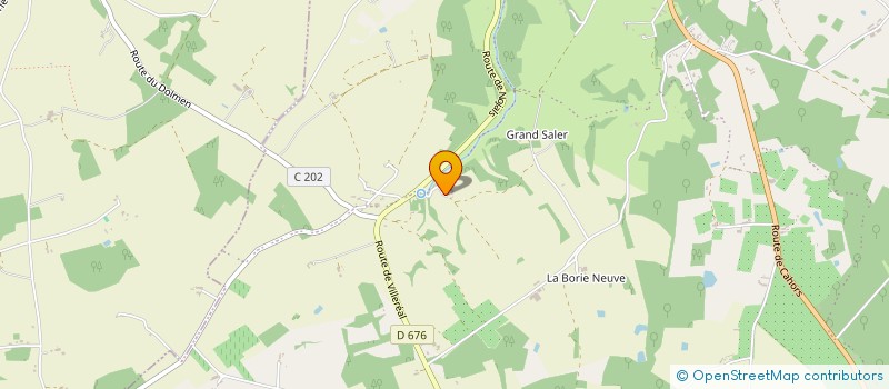 localisation de l'entreprise MADAME VIRGINIE BORIE  BEAUMONTOIS EN PERIGORD