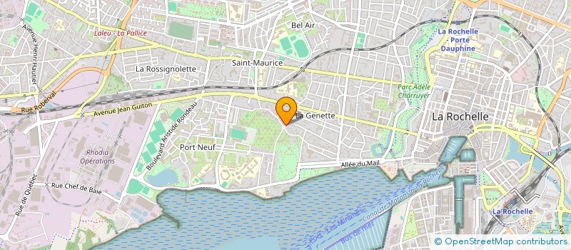 localisation de l'entreprise MADAME VIRGINIE BORNAY  LA ROCHELLE