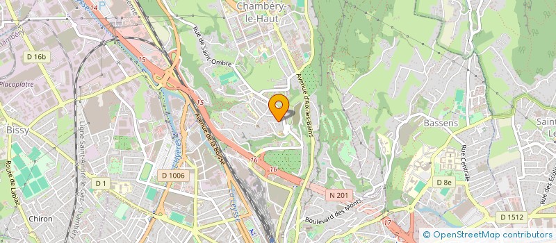 localisation de l'entreprise MADAME VIRGINIE BORTOLUZZI  CHAMBERY