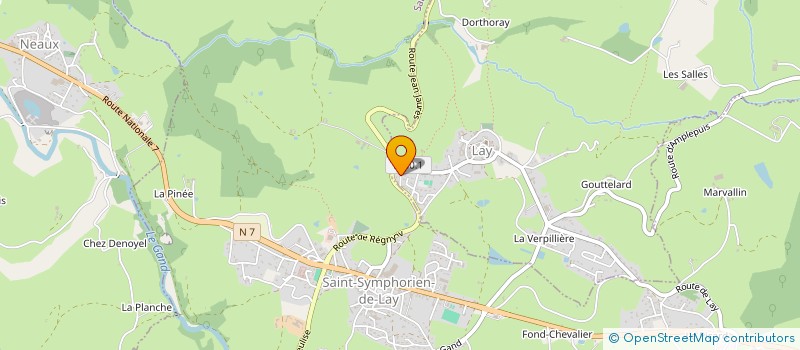 localisation de l'entreprise MADAME VIRGINIE BOSQUET  LAY