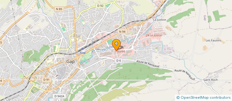 localisation de l'entreprise MADAME VIRGINIE BOSSA  GAP