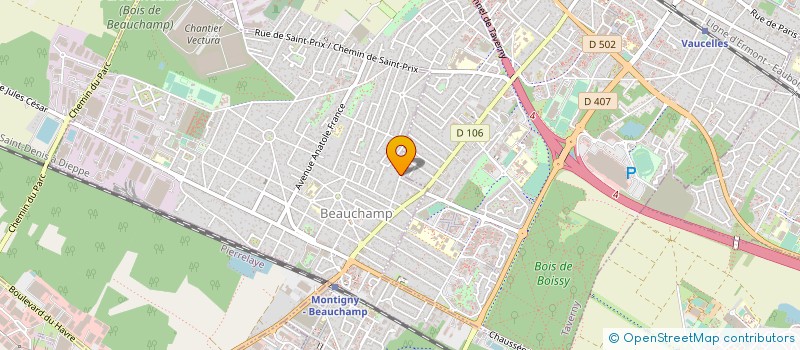 localisation de l'entreprise MADAME VIRGINIE BOUCARD  BEAUCHAMP