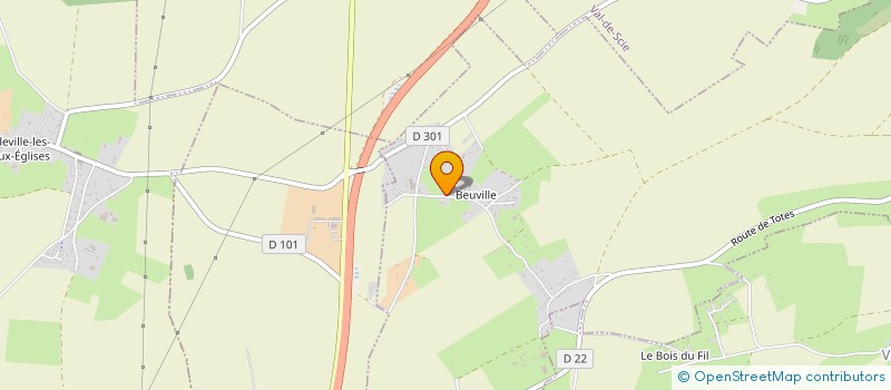 localisation de l'entreprise MADAME VIRGINIE BOUCHER  SAINT-DENIS-SUR-SCIE