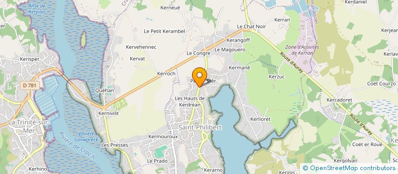 localisation de l'entreprise MADAME VIRGINIE BOUCHET  SAINT-PHILIBERT