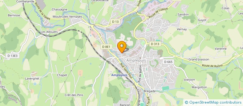 localisation de l'entreprise MADAME VIRGINIE BOUE  AMPLEPUIS