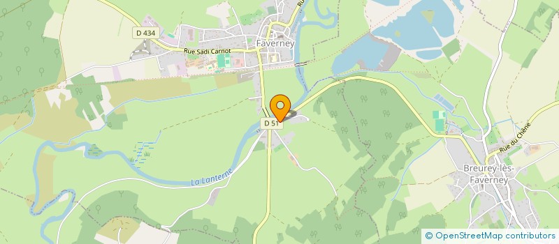 localisation de l'entreprise MADAME VIRGINIE BOUGROUM  FAVERNEY