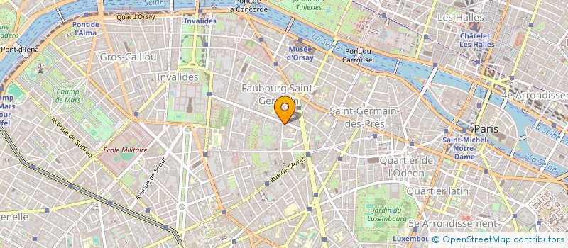 localisation de l'entreprise MADAME VIRGINIE BOULANGER  PARIS 07