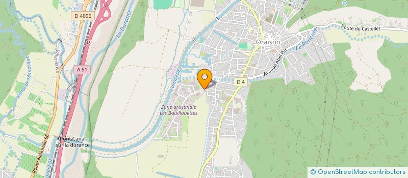 localisation de l'entreprise MADAME VIRGINIE BOULARD  ORAISON